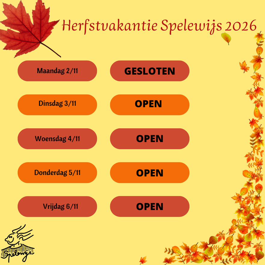 Herfstvakantie 2026